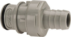 CPC Colder Products - Polypropylene Push-to-Connect Tube Male Connector - 60 Max psi, 1/2" Inside Diam, Gray - Exact Tooling