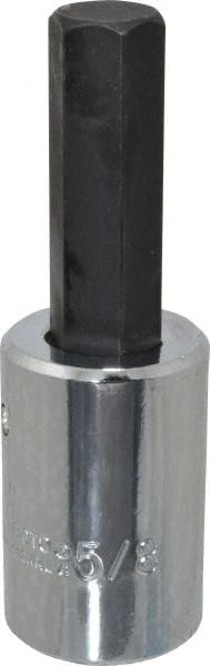 Proto - 1/2" Drive, 5/8" Hex Bit Socket - 4" OAL, 2" Bit Length - Exact Tooling