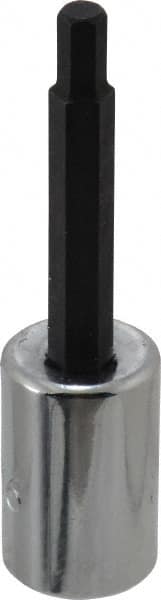 Proto - 3/8" Drive, 3/16" Hex Bit Socket - 2-23/32" OAL, 1-5/8" Bit Length - Exact Tooling