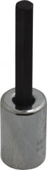 Proto - 3/8" Drive, 1/4" Hex Bit Socket - 2-23/32" OAL, 1-5/8" Bit Length - Exact Tooling