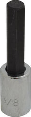 Proto - 3/8" Drive, 3/8" Hex Bit Socket - 2-23/32" OAL, 1-5/8" Bit Length - Exact Tooling