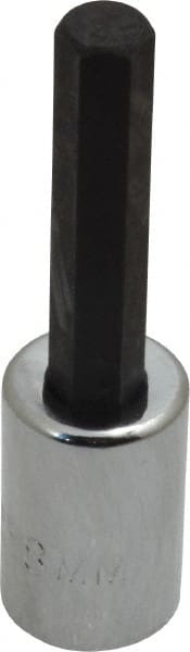 Proto - 3/8" Drive, 8mm Hex Bit Socket - 2-5/8" OAL, 1-5/8" Bit Length - Exact Tooling