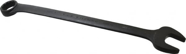 Proto - 1-3/8" 12 Point Offset Combination Wrench - 15° Offset Angle, 18-1/2" OAL, Steel, Black Finish - Exact Tooling