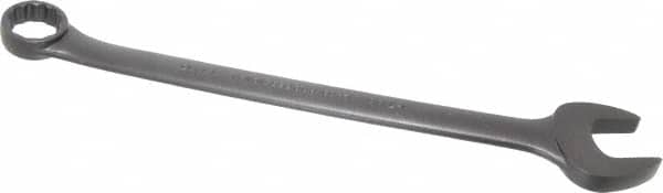 Proto - 1-7/16" 12 Point Offset Combination Wrench - 15° Offset Angle, 19-3/8" OAL, Steel, Black Finish - Exact Tooling