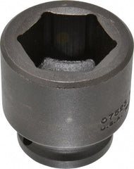 Proto - 3/4" Drive 1-7/16" Standard Impact Socket - 6 Points, 2-5/16" OAL - Exact Tooling