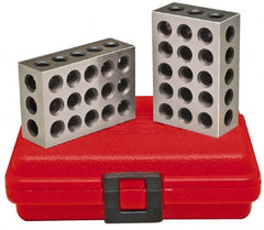SPI - Setup Block Sets; Type: 1-2-3 & 2-4-6 Block Set ; Squareness Per 1 Inch (Decimal Inch): 0.0001; 0.0003 ; Overall Length (Inch): 2; 4 ; Overall Height (Inch): 3; 6 ; Number of Pieces: 4 ; Tapped Hole Size (Inch): 3/8-16; 5/8-11 - Exact Tooling
