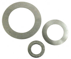 Made in USA - 0.016" Thick, 3/8" Inside x 5/8" OD, Round Shim - 5/16" Screw, Uncoated Commercial Aluminum - Exact Tooling