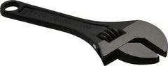Proto - 1/2" Jaw Capacity, 4" Standard Adjustable Wrench - Steel, Black Finish - Exact Tooling