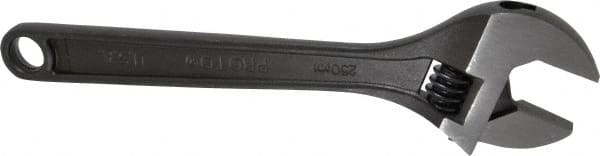 Proto - 1-5/16" Jaw Capacity, 10" Standard Adjustable Wrench - Steel, Black Finish - Exact Tooling