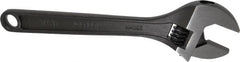 Proto - 1-5/16" Jaw Capacity, 10" Standard Adjustable Wrench - Steel, Black Finish - Exact Tooling