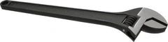 Proto - 1-11/16" Jaw Capacity, 15" Standard Adjustable Wrench - Steel, Black Finish - Exact Tooling