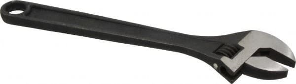 Proto - 1-5/16" Jaw Capacity, 10" Locking Adjustable Wrench - Steel, Black Finish - Exact Tooling