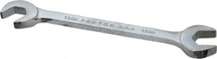 Proto - 13mm Standard Open End Wrench - 5-1/2" OAL, Double End, Chrome Finish, 15° & 60° Head Angle - Exact Tooling