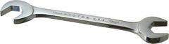 Proto - 17mm Standard Open End Wrench - 6-1/2" OAL, Double End, Chrome Finish, 15° & 60° Head Angle - Exact Tooling