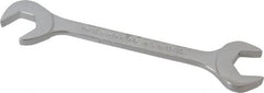 Proto - 13/16" Standard Open End Wrench - 7-1/2" OAL, Double End, Chrome Finish, 15° & 60° Head Angle - Exact Tooling