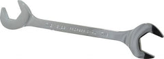 Proto - 7/8" Standard Open End Wrench - 8" OAL, Double End, Chrome Finish, 15° & 60° Head Angle - Exact Tooling
