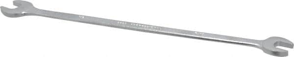 Proto - 7/16" x 1/2" Standard Extra Thin Open End Wrench - 10" OAL, Double End, Satin Finish, 15° Head Angle - Exact Tooling