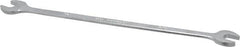Proto - 7/16" x 1/2" Standard Extra Thin Open End Wrench - 10" OAL, Double End, Satin Finish, 15° Head Angle - Exact Tooling
