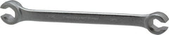 Proto - 3/8 x 7/16", Chrome Finish, Open End Flare Nut Wrench - 6 Points, 6-1/4" OAL, Steel, Double End Head - Exact Tooling