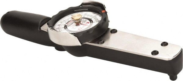 Proto - 1/4" Drive Dial Torque Wrench - 75 In/Lb Torque, 10" OAL, 1 In/Lb Graduation, Fixed Head - Exact Tooling