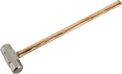 Stanley - 12 Lb Head, 35" Long Sledge Hammer - Steel Head, Wood Handle - Exact Tooling