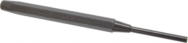 Proto - 3/16" Pin Punch - 5-7/8" OAL, Steel - Exact Tooling