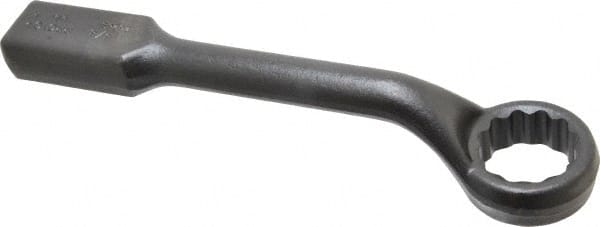 Proto - 1-5/8" 12 Point Striking Box Wrench - Single End, 2-13/32" Head Diam x 1-1/8" Head Thickness, 12-1/4" OAL, Steel - Exact Tooling