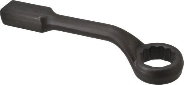 Proto - 2-1/8" 12 Point Striking Box Wrench - Single End, 3-1/8" Head Diam x 1-1/2" Head Thickness, 13-7/8" OAL, Steel - Exact Tooling