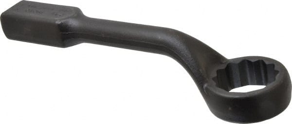 Proto - 2-1/4" 12 Point Striking Box Wrench - Single End, 3-3/8" Head Diam x 1-1/2" Head Thickness, 13-1/2" OAL, Steel - Exact Tooling