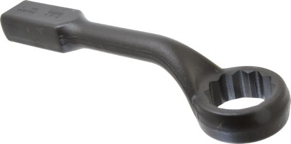 Proto - 2-3/8" 12 Point Striking Box Wrench - Single End, 3-3/8" Head Diam x 1-1/2" Head Thickness, 13-1/2" OAL, Steel - Exact Tooling