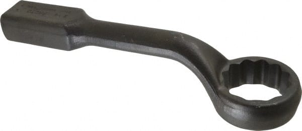 Proto - 2-1/2" 12 Point Striking Box Wrench - Single End, 4" Head Diam x 1-1/2" Head Thickness, 13-1/2" OAL, Steel - Exact Tooling