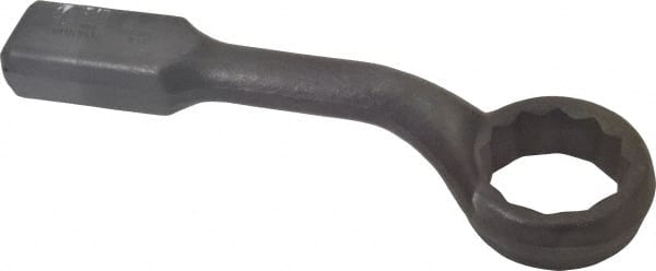 Proto - 3-1/8" 12 Point Striking Box Wrench - Single End, 4-7/16" Head Diam x 1-7/8" Head Thickness, 16" OAL, Steel - Exact Tooling