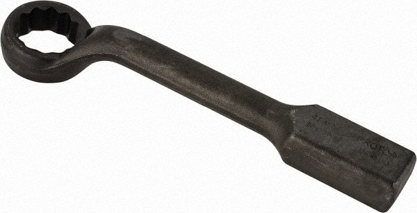 Proto - 41mm 12 Point Striking Box Wrench - Single End, 2-13/32" Head Diam x 1-7/64" Head Thickness, 12-1/4" OAL, Steel - Exact Tooling