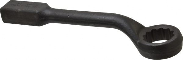 Proto - 46mm 12 Point Striking Box Wrench - Single End, 2-43/64" Head Diam x 1-3/16" Head Thickness, 13-7/16" OAL, Steel - Exact Tooling