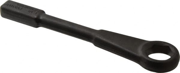 Proto - 1-1/4" 6 Point Striking Box Wrench - Single End, 2" Head Diam, 10-1/4" OAL, Steel, Black Finish - Exact Tooling