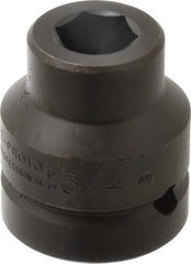 Proto - 1" Drive 3/4" Standard Impact Socket - 6 Points, 2-7/16" OAL - Exact Tooling