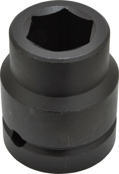 Proto - 1" Drive 1" Standard Impact Socket - 6 Points, 2-1/2" OAL - Exact Tooling