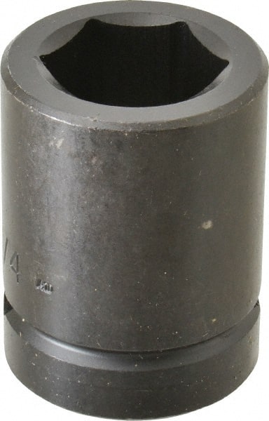 Proto - 1" Drive 1-1/4" Standard Impact Socket - 6 Points, 2-5/8" OAL - Exact Tooling