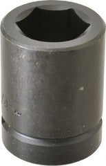 Proto - 1" Drive 1-1/4" Standard Impact Socket - 6 Points, 2-5/8" OAL - Exact Tooling