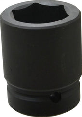 Proto - 1" Drive 1-7/16" Standard Impact Socket - 6 Points, 2-7/16" OAL - Exact Tooling