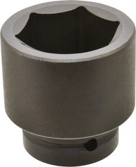 Proto - 1" Drive 2-3/16" Standard Impact Socket - 6 Points, 3-1/8" OAL - Exact Tooling