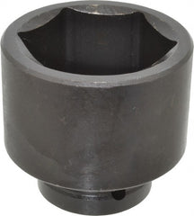 Proto - 1" Drive 3" Standard Impact Socket - 6 Points, 4" OAL - Exact Tooling