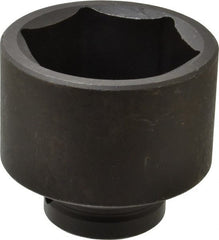 Proto - 1" Drive 3-3/8" Standard Impact Socket - 6 Points, 4-7/16" OAL - Exact Tooling