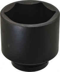 Proto - 1" Drive 3-5/8" Standard Impact Socket - 6 Points, 4-3/4" OAL - Exact Tooling