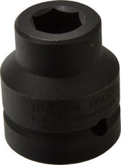 Proto - 1" Drive 19mm Standard Impact Socket - 6 Points, 2-7/16" OAL - Exact Tooling