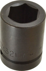 Proto - 1" Drive 32mm Standard Impact Socket - 6 Points, 2-7/16" OAL - Exact Tooling