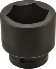 Proto - 1" Drive 55mm Standard Impact Socket - 6 Points, 3-7/64" OAL - Exact Tooling