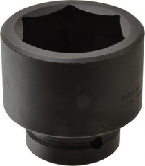 Proto - 1" Drive 60mm Standard Impact Socket - 6 Points, 3-3/8" OAL - Exact Tooling