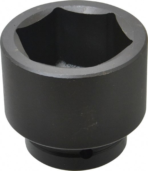 Proto - 1" Drive 65mm Standard Impact Socket - 6 Points, 3-1/2" OAL - Exact Tooling