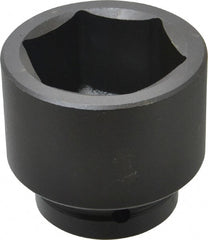 Proto - 1" Drive 65mm Standard Impact Socket - 6 Points, 3-1/2" OAL - Exact Tooling